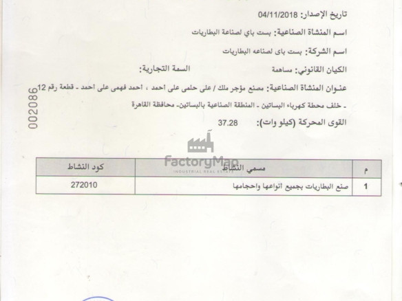 أرض في البساتين – كود 4038
